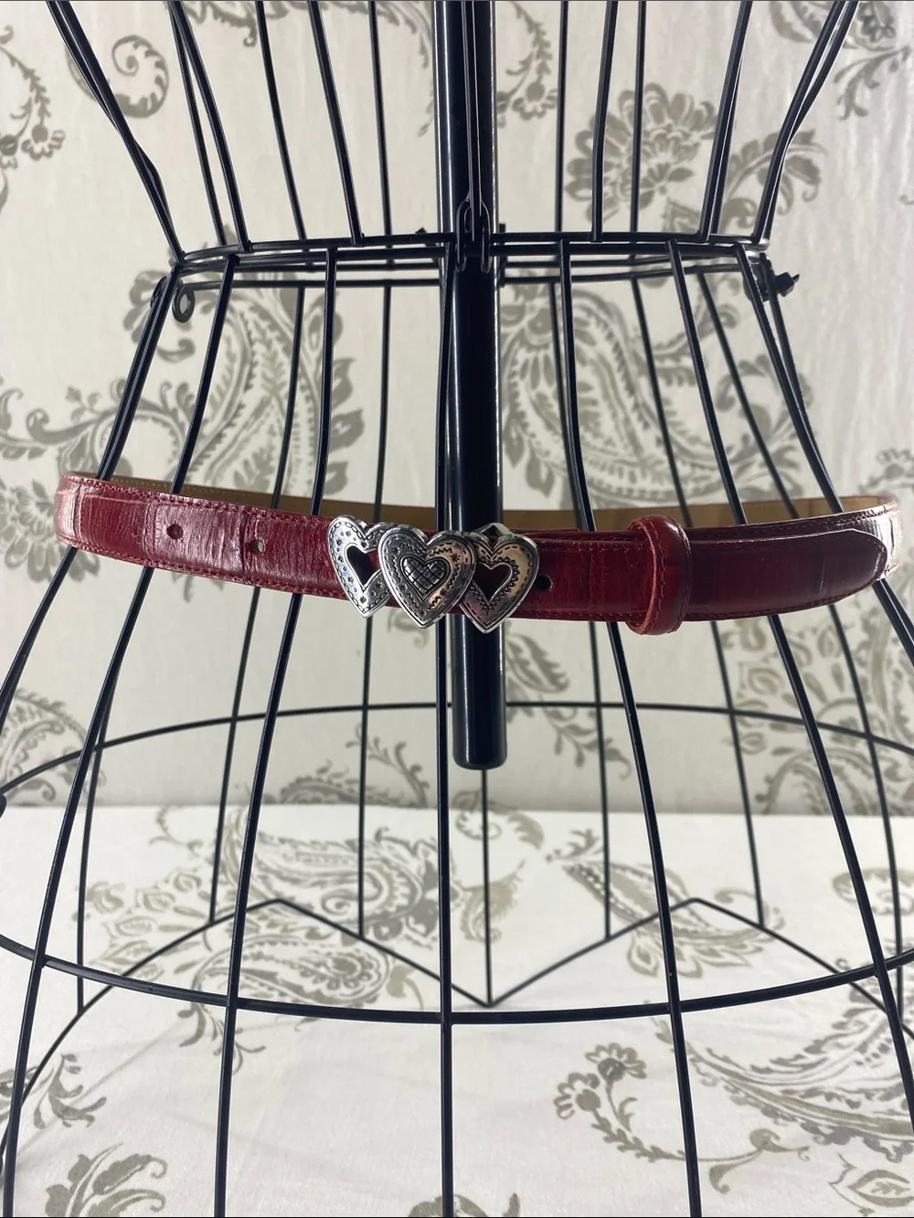 Vintage Brighton Belt Heart buckle western